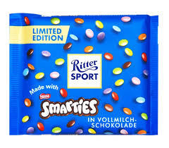 Ritter Sport Smarties in Milk Chocolate 100g