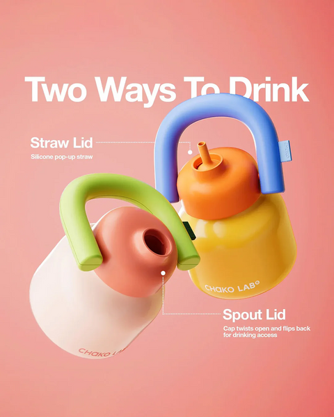 Chako Lab LinLin Kettle Pink & Yellow 1 L