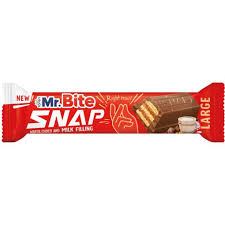 Mr.Bite Snap Milk Chocolate And  Cocoa Filling 35g
