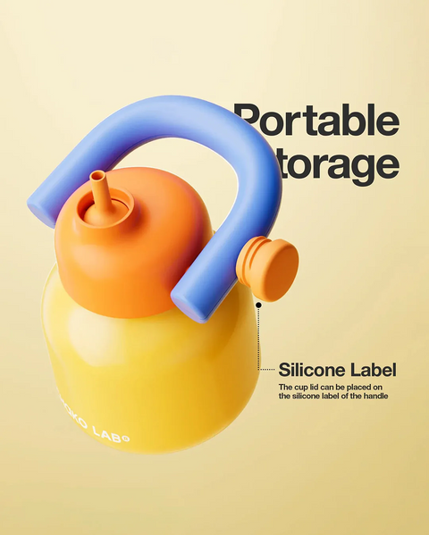Chako Lab LinLin Kettle Yellow & Blue 1 L