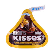 Hersheys Kisses Creamy Milk Chocolates With Almonds 146g