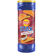 Lays Stax Mesquite Barbecue Flavored 155.9g
