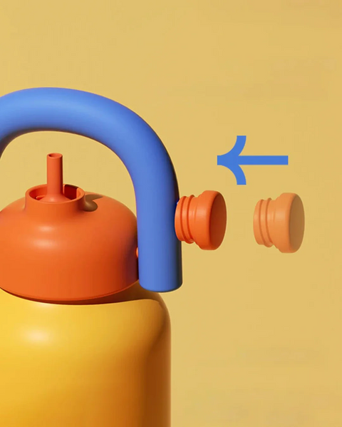Chako Lab LinLin Kettle Yellow & Blue 1 L