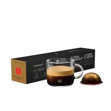 Nespresso Double Espresso Chiaro Decaffeinato Vertuo Capsules - 10 Capsules