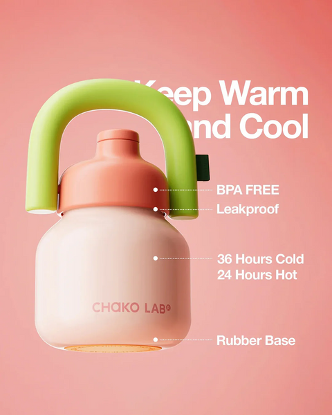 Chako Lab LinLin Kettle Pink & Yellow 1 L