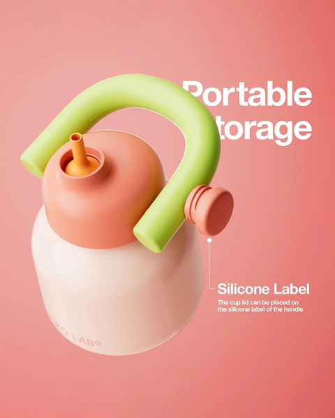 Chako Lab LinLin Kettle Pink & Yellow 1 L