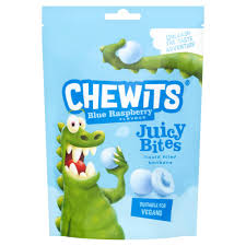 Chewits Blue Rasbperry Flavour Juicy Bites 115g