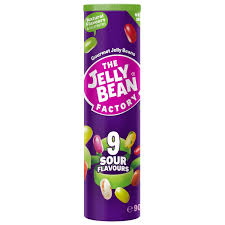 The Jelly Bean Factory 9 Sour Flavour Candies 90g