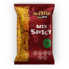 Mr.Fryes Corn Snack Mix Spicy 400g