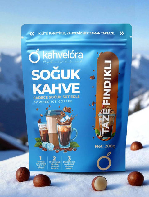 Kahvelora Hazelnut Powder Ice Coffee 200g