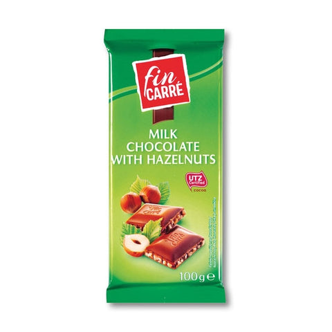 Fin Carre Milk Chocolate & nut 100g