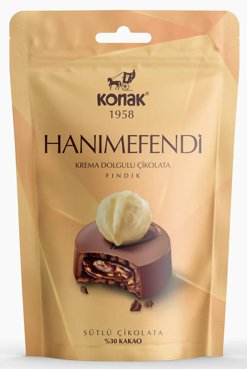 Konak Chocolate With Hazelnut Cream 85g