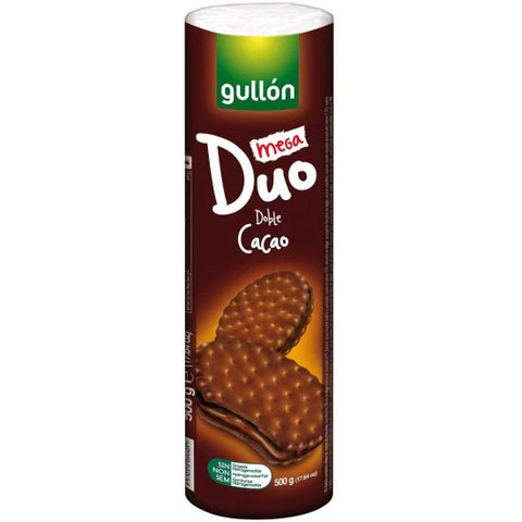 Gullón Duo Biscuits Doble Chocolate Cacao 500g