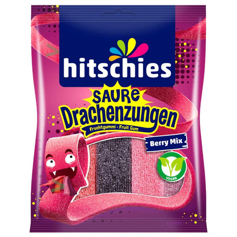 Hitschies Sour Dragon Tongues Berry Mix 125g