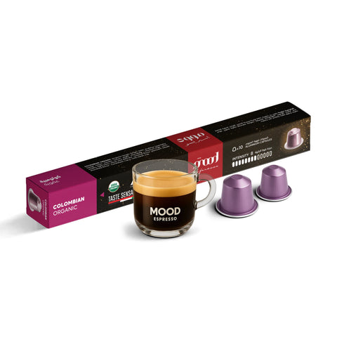 Mood Espresso Colombian Organic Coffee Capsules - 10 Capsules