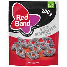 Red Band Salt Diamonds Minis Candy 200g