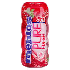 Mentos Pure Fresh Strawberry Sugar Free Gums 24.5g