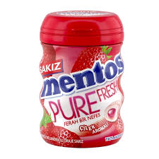 Mentos Pure Fresh Strawberry Gum 60g