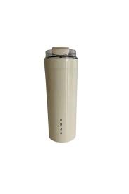 SMEG Stainless Steel Insulated Vacuum Coffee Wall Travel Mug 550ml - Creamy