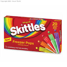 Skittles Original Freezer Pops 10 Pops