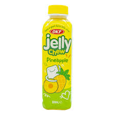 OKF Jelly Chew Pineapple 500ml - CAFELAX