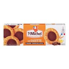 St Michel Galette Dark Chocolate 121g - CAFELAX