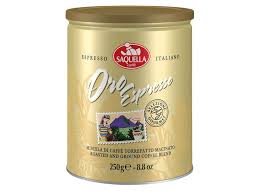 Saquella ORO Arabica Ground Coffee Can 250g
