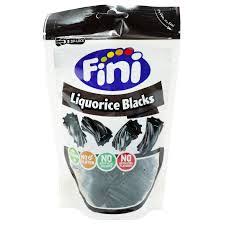 Fini Black Liquorice Blacks 180g