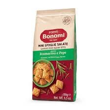 Forno Bonomi Mini Sfoglie Rosemary & Black Pepper 150g