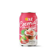 Vinut Coconut Milk Drink With Strawberry 330ml