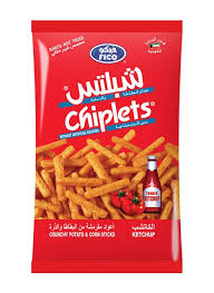 Fico Chiplets Crunchy Potato  & Corn Sticks With Ketchup 28g