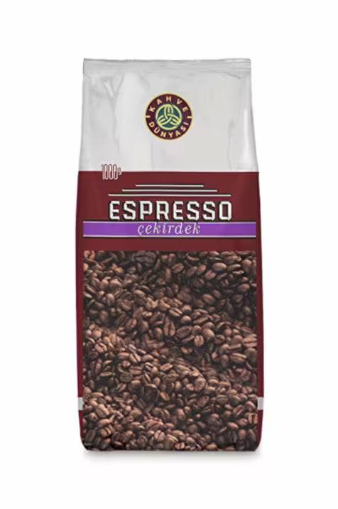 Kahve Dunyasi Espresso Whole Roasted Coffee Beans 1 Kg
