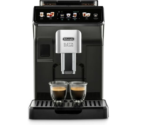 De'Longhi Eletta Explore Bean To Cup Espresso Machine - +50 Hot & Cold Drinks ECAM450.55.G