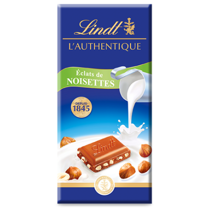 Lindt Milk Chocolate With Hazelnut 100g