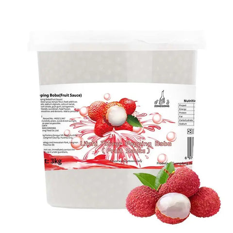 Zonegoing Litchi Popping Boba 1.3kg