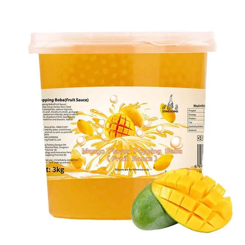 Zonegoing Mango Popping Boba 1.3kg