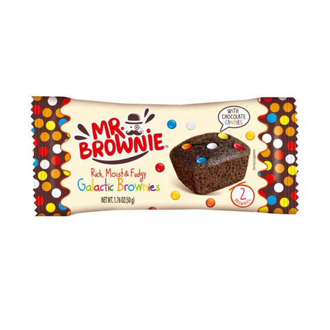 Mr. Brownie Galactic With Chocolate Candies Brownies Cake 50g