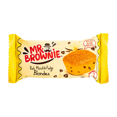 Mr. Brownie Blondies with Chocolate Chips Brownies Cake 50g