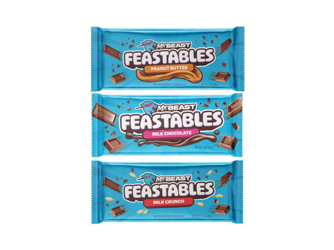 Mr Beast 3 Variants Chocolate Bar 3*60g