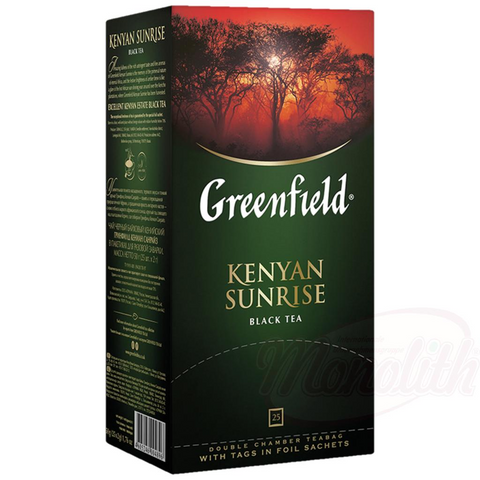 Greenfield Kenyan Sunrise Black Tea 25 Pieces