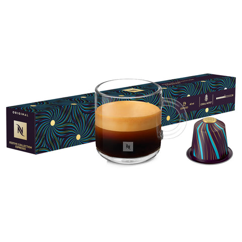 Nespresso Festive Collection Espresso Capsules - 10 Capsules