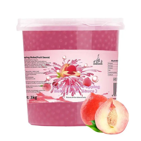 Zonegoing Peach Popping Boba 1.3kg