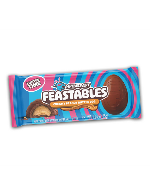 Mr Beast Feastables Chocolate Caramel Peanut Butter Egg 35g