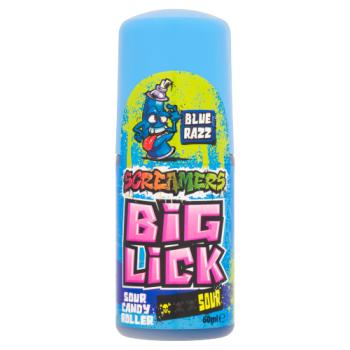 Zed Big Lick Screamers Blue Razz Sour Roller Candy 60ml