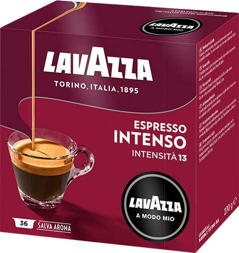 Lavazza A Modo Mio Intenso Coffee Capsules - 36 Capsules