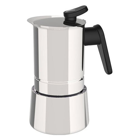 Pedrini Steel Moka Pot 6 Cups