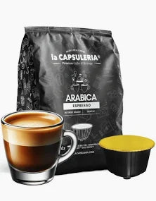 La Capsuleria Arapica Espresso Coffee Capsules - 16 Capsules