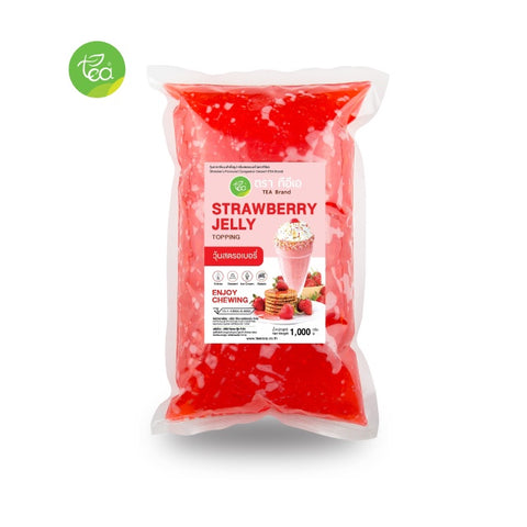 Boba Strawberry Coconut- Jelly Square 1 Kg