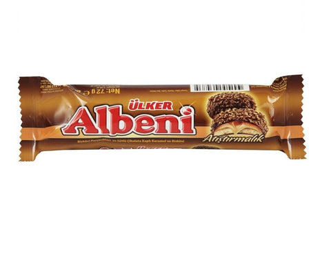 Ülker Albeni Chocolate Coated Caramel Biscuit 72g