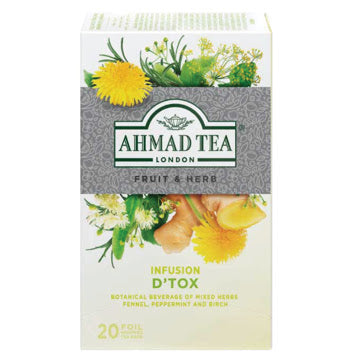 Ahmad Tea Infusion Detox Tea 20 Bags